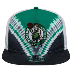New Era Boston Celtics Throwback Dye Golfer Snapback Hat Black/Kelly Green