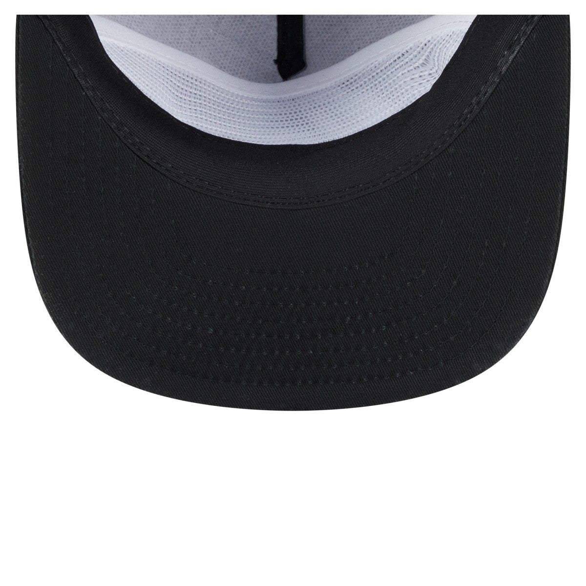 New Era Miami Heat Team Text Golfer Snapback Hat Black