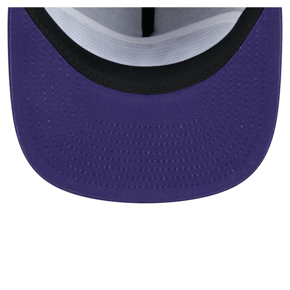 New Era Phoenix Suns Team Text Golfer Snapback Hat Purple