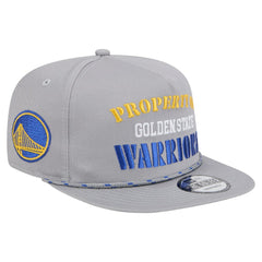 New Era Golden State Warriors Throwback Property Of Golfer Snapback Hat Gray
