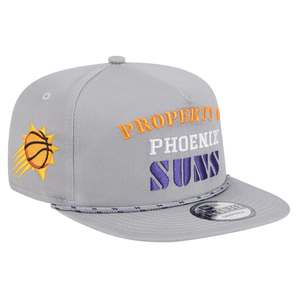 New Era Phoenix Suns Throwback Property Of Golfer Snapback Hat Gray