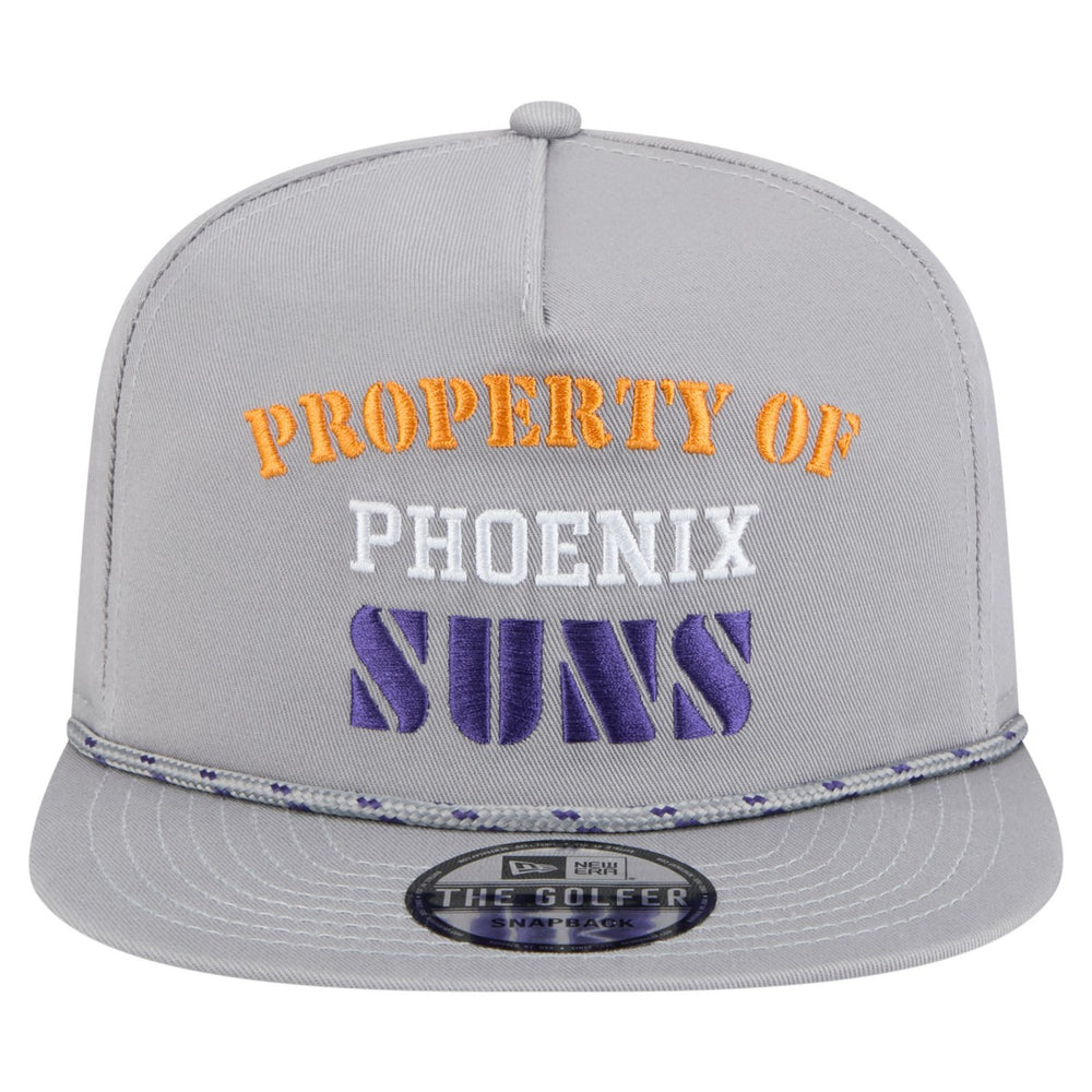 New Era Phoenix Suns Throwback Property Of Golfer Snapback Hat Gray