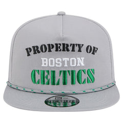 New Era Boston Celtics Throwback Property Of Golfer Snapback Hat Gray