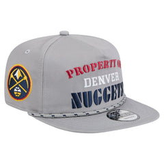 New Era Denver Nuggets Throwback Property Of Golfer Snapback Hat Gray