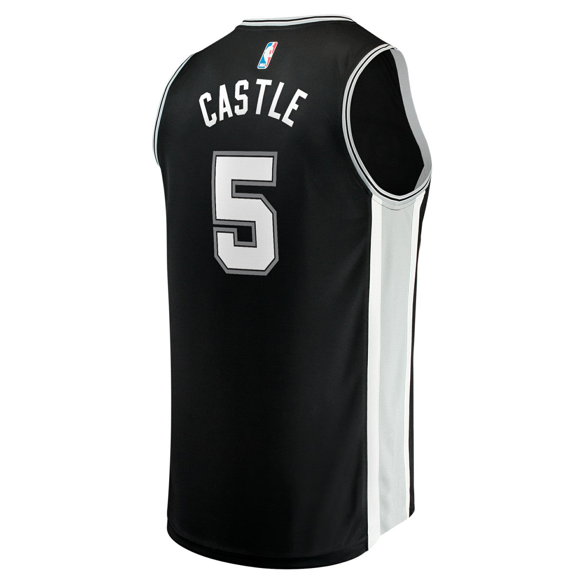 Fanatics Stephon Castle San Antonio Spurs 2024 NBA Draft Fast Break Player Jersey Icon Edition Black
