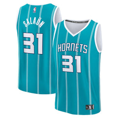 Fanatics Tidjane Salaun Charlotte Hornets 2024 NBA Draft Fast Break Player Jersey Icon Edition Teal