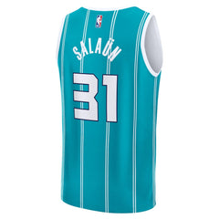 Fanatics Tidjane Salaun Charlotte Hornets 2024 NBA Draft Fast Break Player Jersey Icon Edition Teal