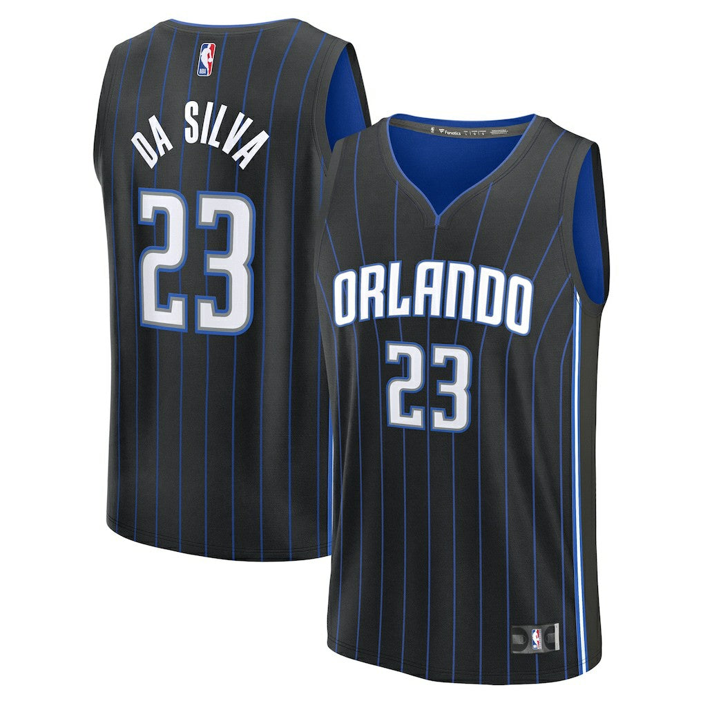 Fanatics Tristan da Silva Orlando Magic 2024 NBA Draft Fast Break Player Jersey Icon Edition Black