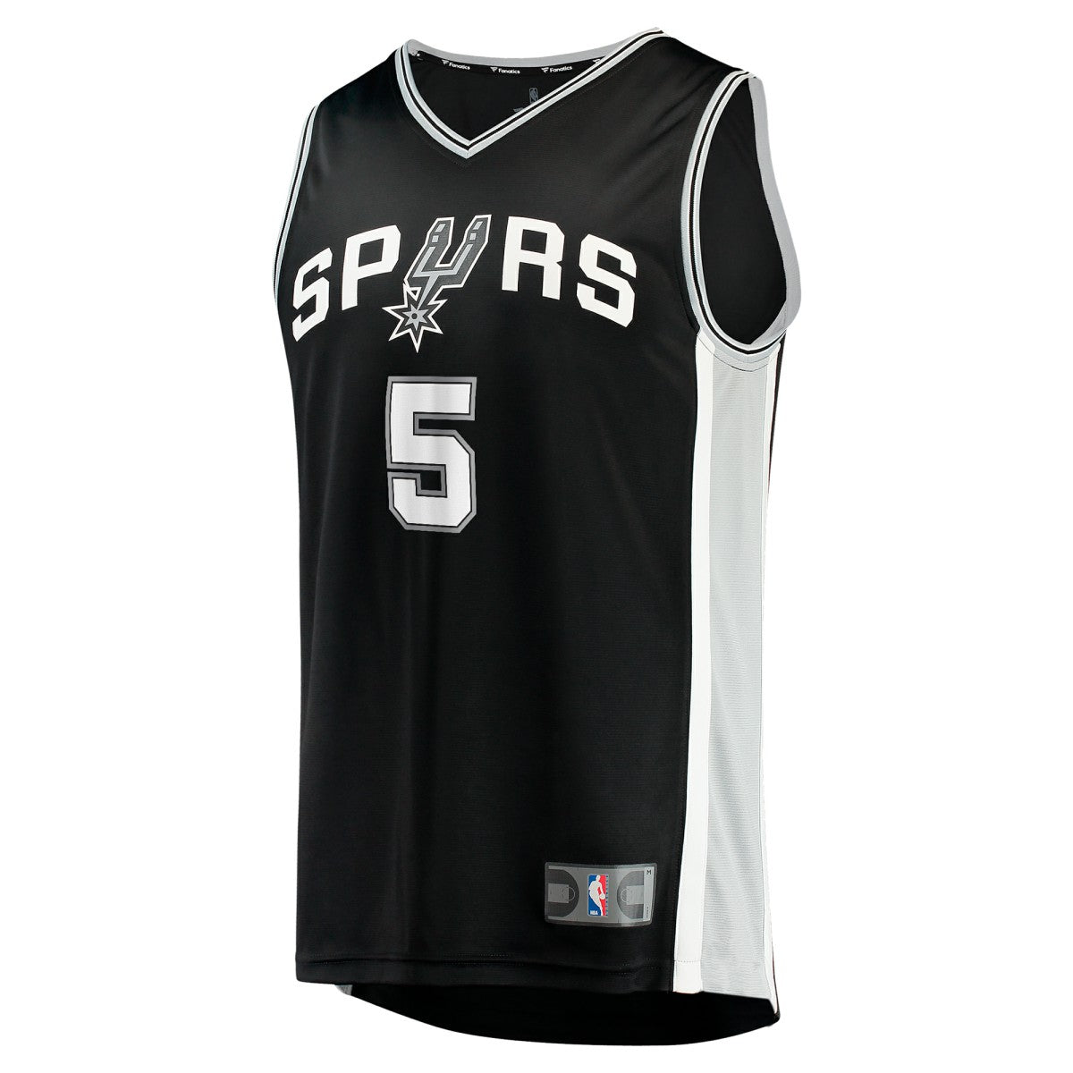 Fanatics Stephon Castle San Antonio Spurs Youth 2024 NBA Draft Fast Break Player Jersey Icon Edition Black