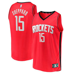 Fanatics Reed Sheppard Houston Rockets Youth 2024 NBA Draft Fast Break Player Jersey Icon Edition Red