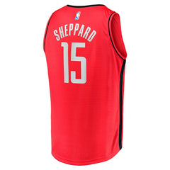 Fanatics Reed Sheppard Houston Rockets Youth 2024 NBA Draft Fast Break Player Jersey Icon Edition Red