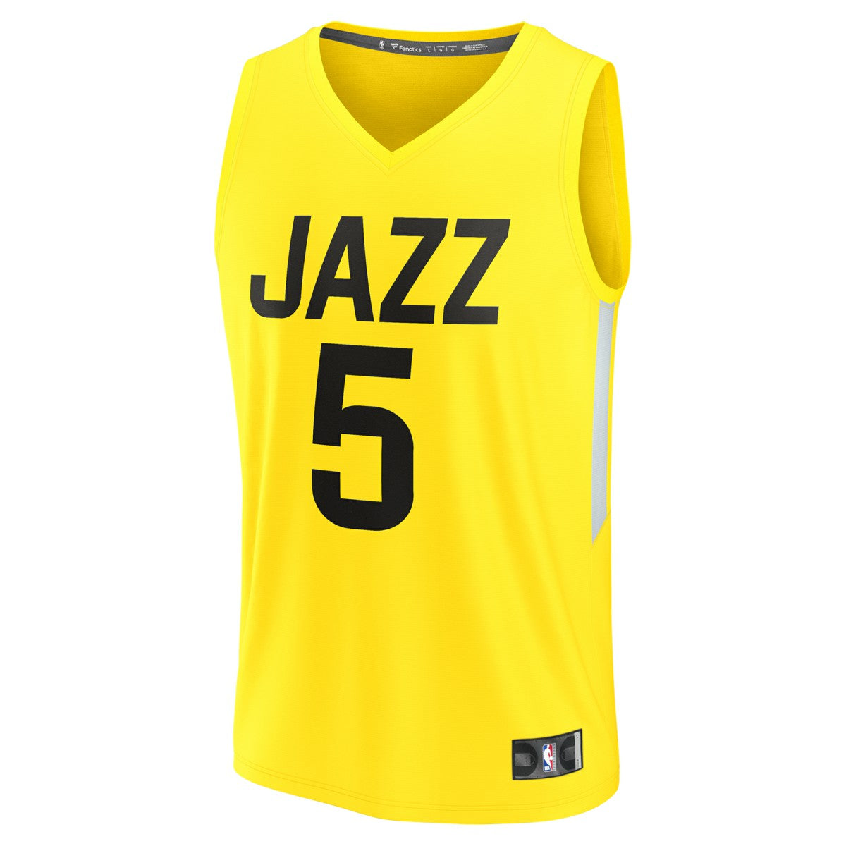 Fanatics Cody Williams Utah Jazz Youth 2024 NBA Draft Fast Break Player Jersey Icon Edition Yellow