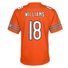 Caleb Williams Chicago Bears Youth Game Jersey - Orange - Nike