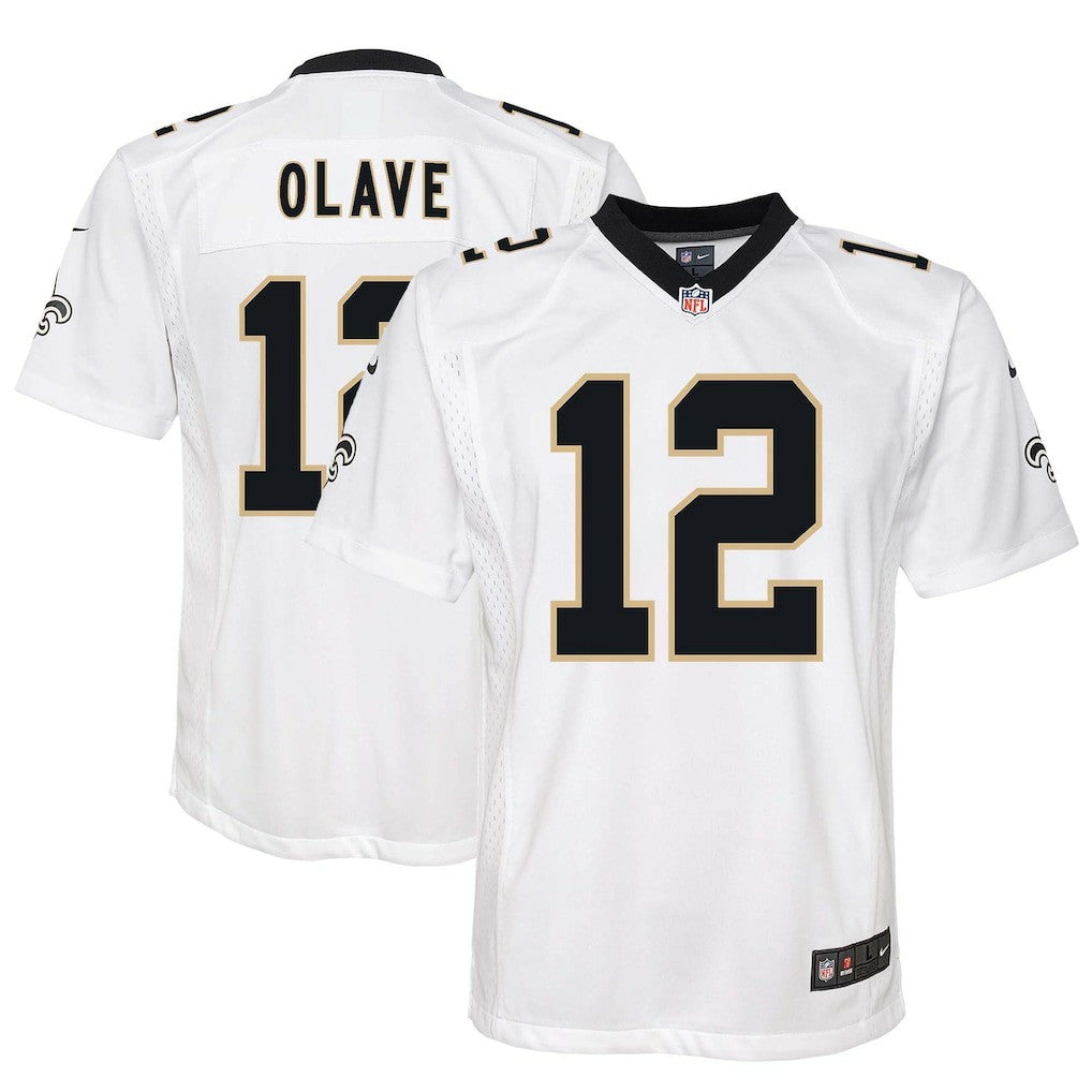 Chris Olave New Orleans Saints Youth Game Jersey - White - Nike