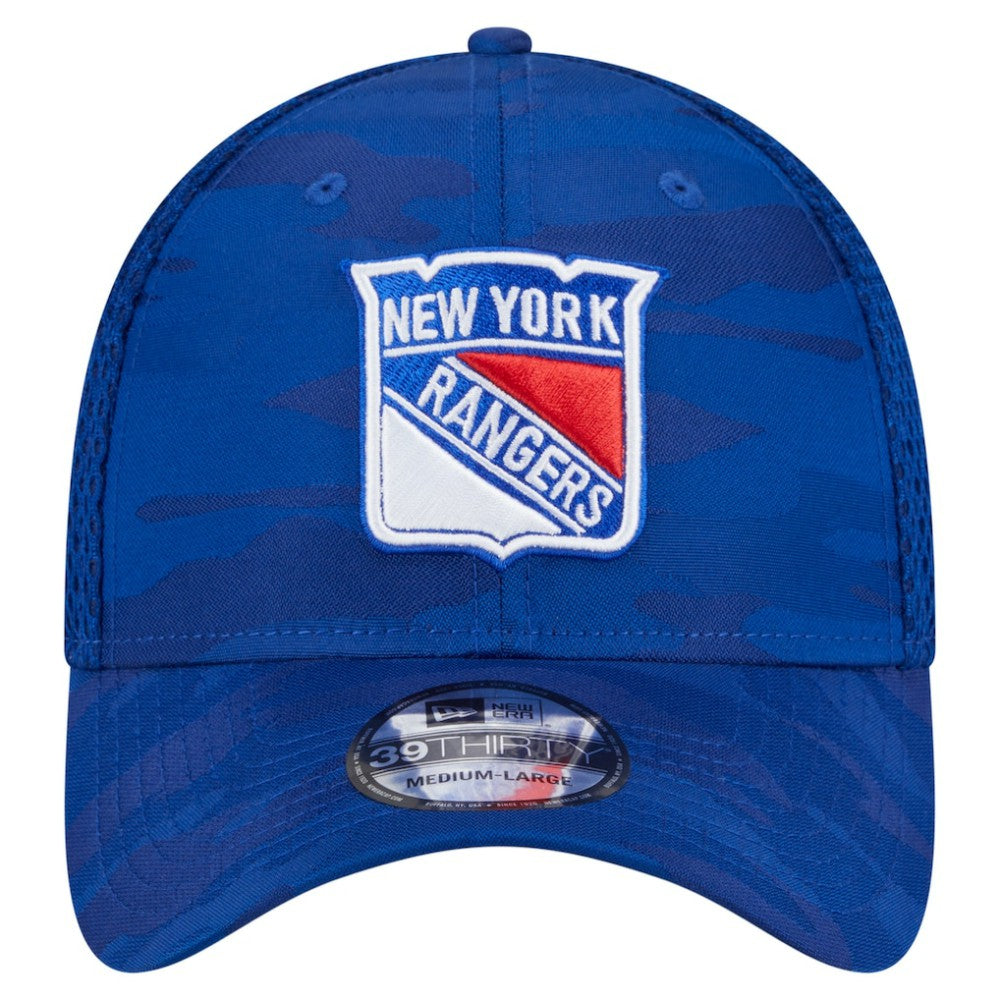 New York Rangers New Era Active Subtle Camo 39THIRTY Flex Hat - Blue | New Era Clearance