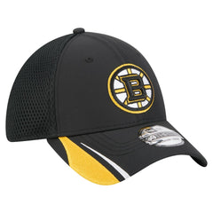 Boston Bruins New Era Linear Featherweight 39THIRTY Flex Hat - Black | New Era discount