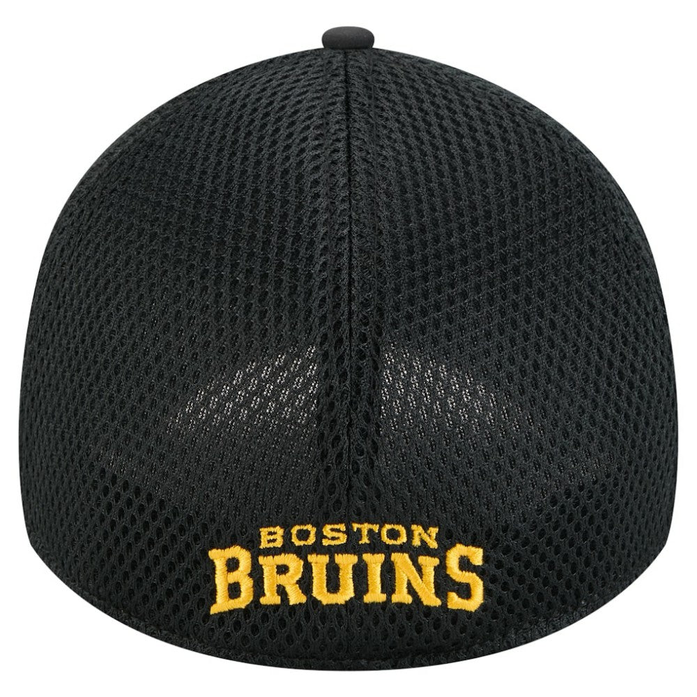 Boston Bruins New Era Linear Featherweight 39THIRTY Flex Hat - Black | New Era discount