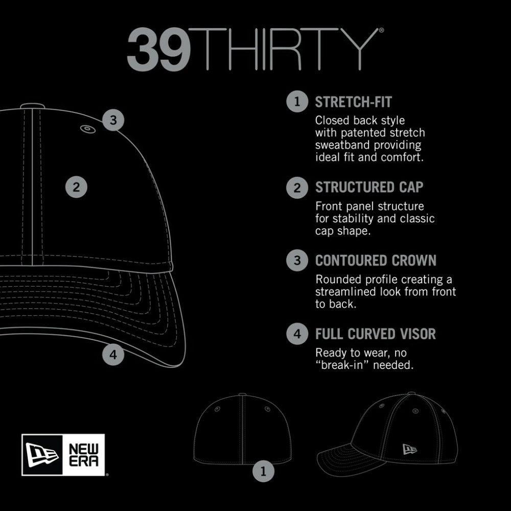 New Jersey Devils New Era Linear Featherweight 39THIRTY Flex Hat - Red | New Era on sale