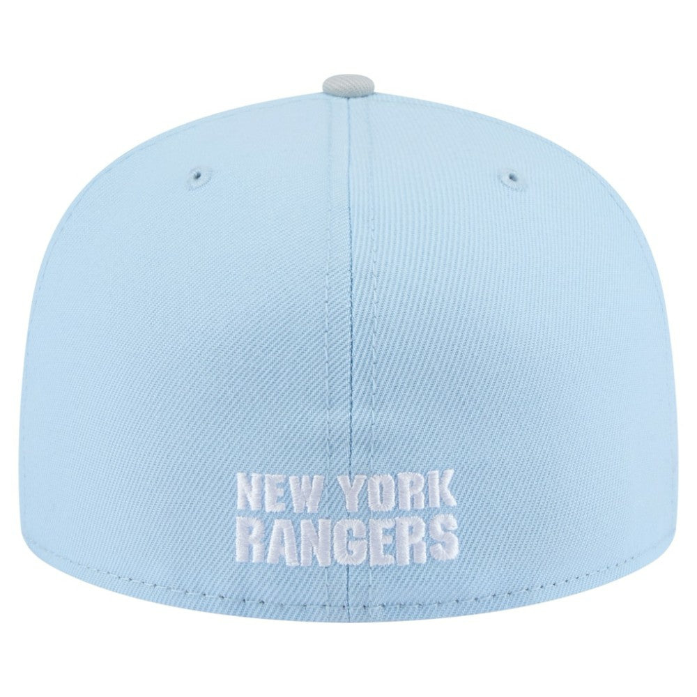 New York Rangers New Era Color Pack 2-Tone 59FIFTY Fitted Hat - Light Blue/Gray | New Era near me