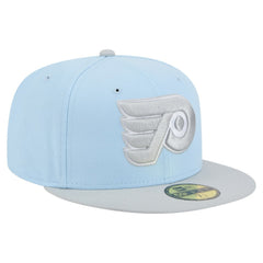 Philadelphia Flyers New Era Color Pack Two-Tone 59FIFTY Fitted Hat - Light Blue/Gray | New Era near me