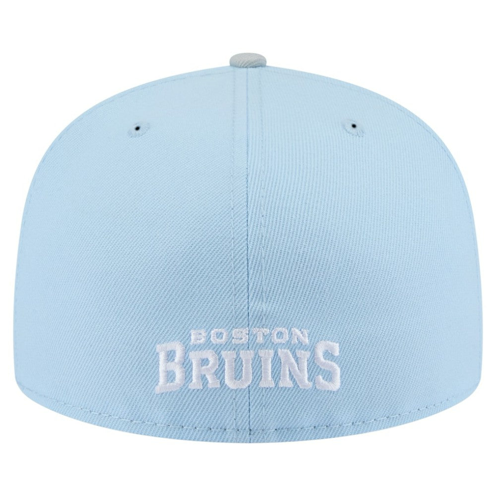 Boston Bruins New Era Color Pack Two-Tone 59FIFTY Fitted Hat - Light Blue/Gray | New Era sale