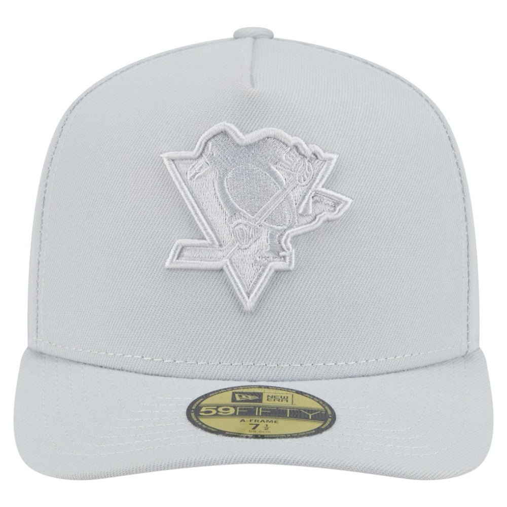 Pittsburgh Penguins New Era Color Pack A-Frame 59FIFTY Fitted Hat - Gray | New Era near me