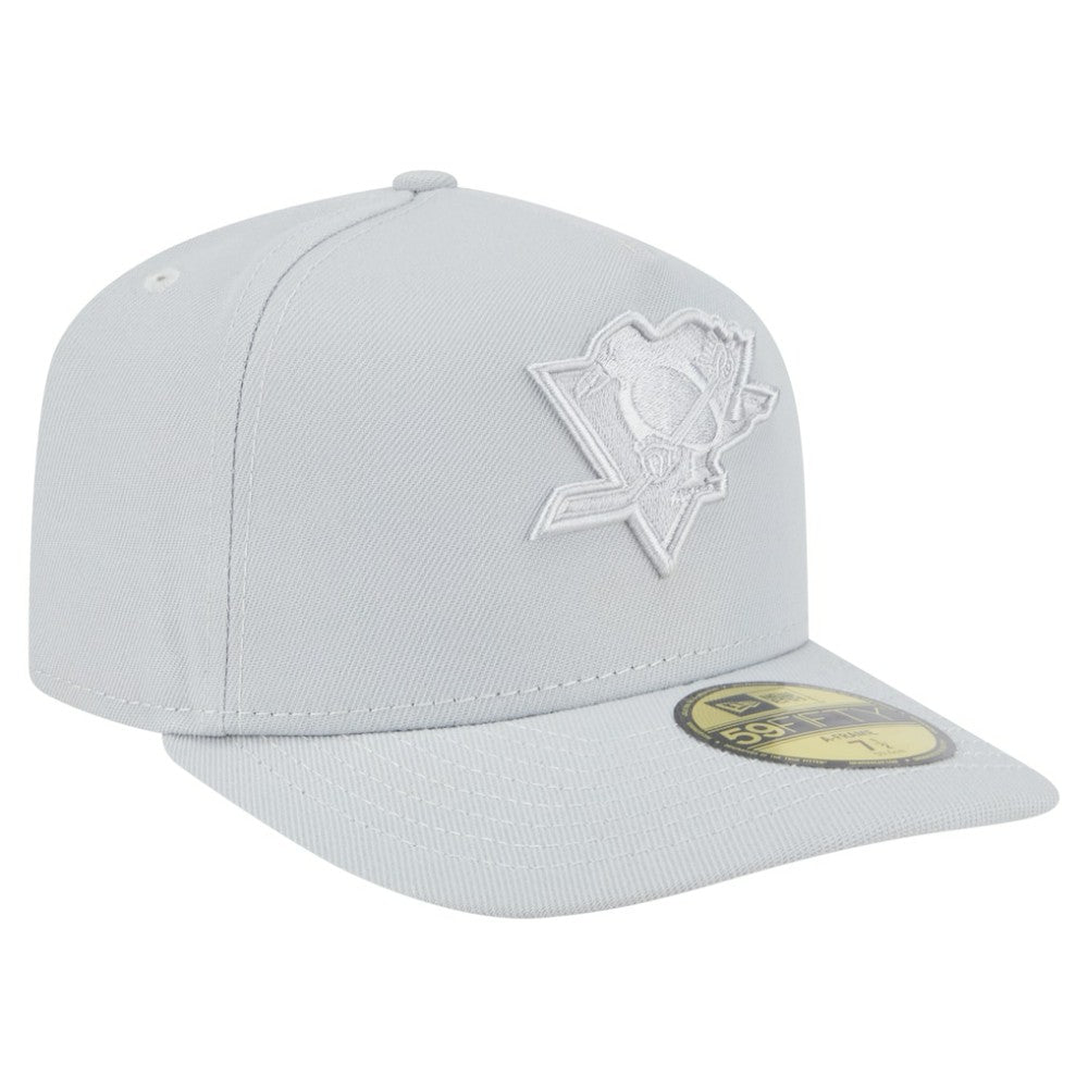 Pittsburgh Penguins New Era Color Pack A-Frame 59FIFTY Fitted Hat - Gray | New Era near me
