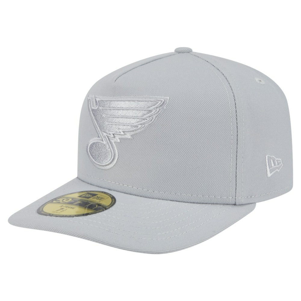 St. Louis Blues New Era Color Pack A-Frame 59FIFTY Fitted Hat - Gray | New Era on sale