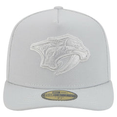 Nashville Predators New Era Color Pack A-Frame 59FIFTY Fitted Hat - Gray | New Era Lifestyle
