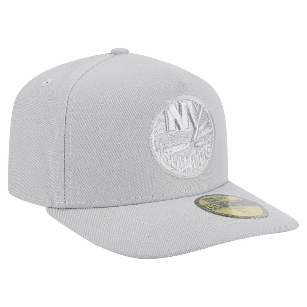 New York Islanders New Era Color Pack A-Frame 59FIFTY Fitted Hat - Gray | New Era near me