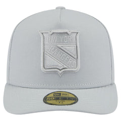 New York Rangers New Era Color Pack A-Frame 59FIFTY Fitted Hat - Gray | New Era Clearance