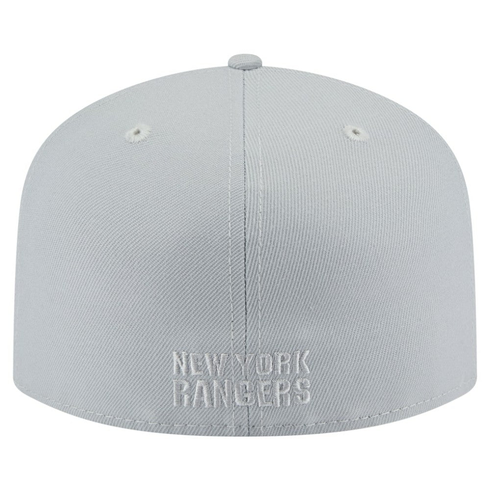 New York Rangers New Era Color Pack A-Frame 59FIFTY Fitted Hat - Gray | New Era Clearance