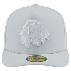 Chicago Blackhawks New Era Color Pack A-Frame 59FIFTY Fitted Hat - Gray | New Era online