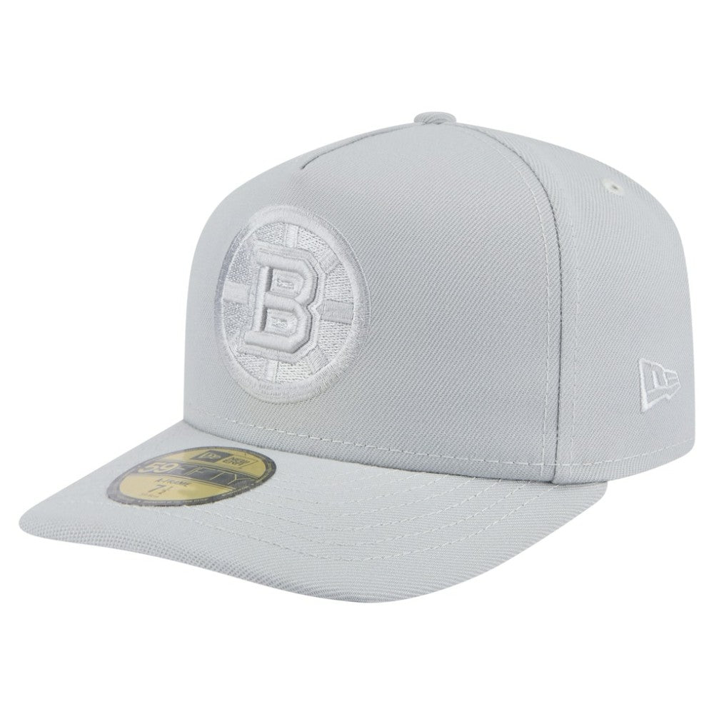 Boston Bruins New Era Color Pack A-Frame 59FIFTY Fitted Hat - Gray | New Era online