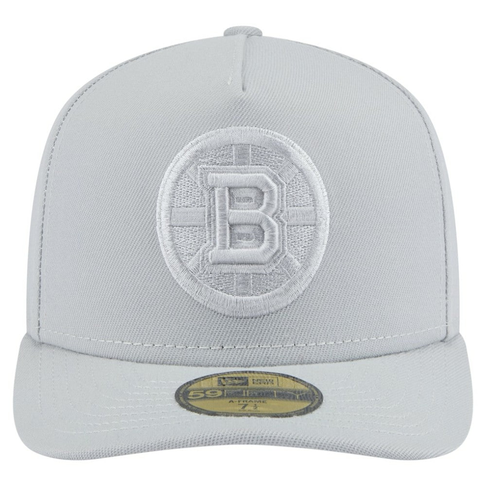 Boston Bruins New Era Color Pack A-Frame 59FIFTY Fitted Hat - Gray | New Era online