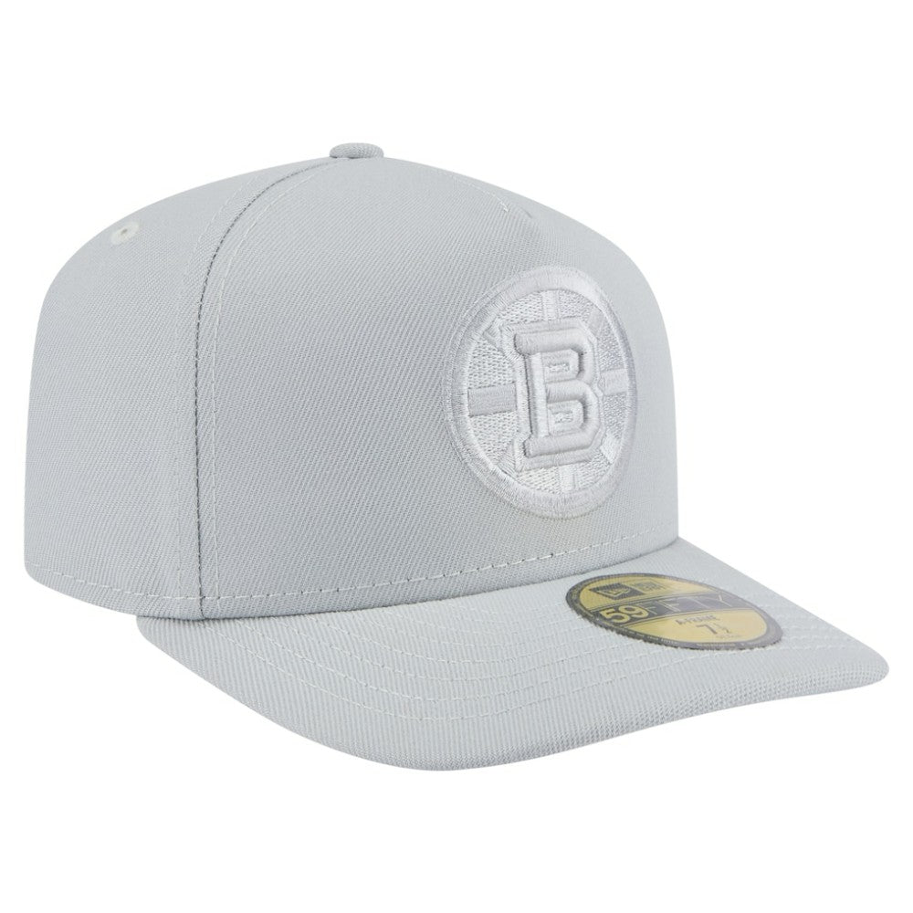 Boston Bruins New Era Color Pack A-Frame 59FIFTY Fitted Hat - Gray | New Era online