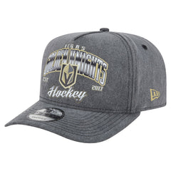 Vegas Golden Knights New Era Throwback Washed A-Frame Pre-Curved 9FIFTY Snapback Hat - Charcoal | New Era Lifestyle
