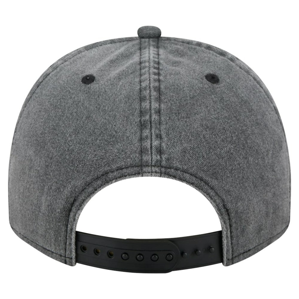 Carolina Hurricanes New Era Throwback Washed A-Frame Pre-Curved 9FIFTY Snapback Hat - Charcoal | New Era Clearance