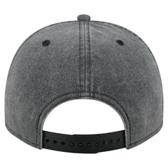 Chicago Blackhawks New Era Throwback Washed A-Frame Pre-Curved 9FIFTY Snapback Hat - Charcoal | New Era Lifestyle