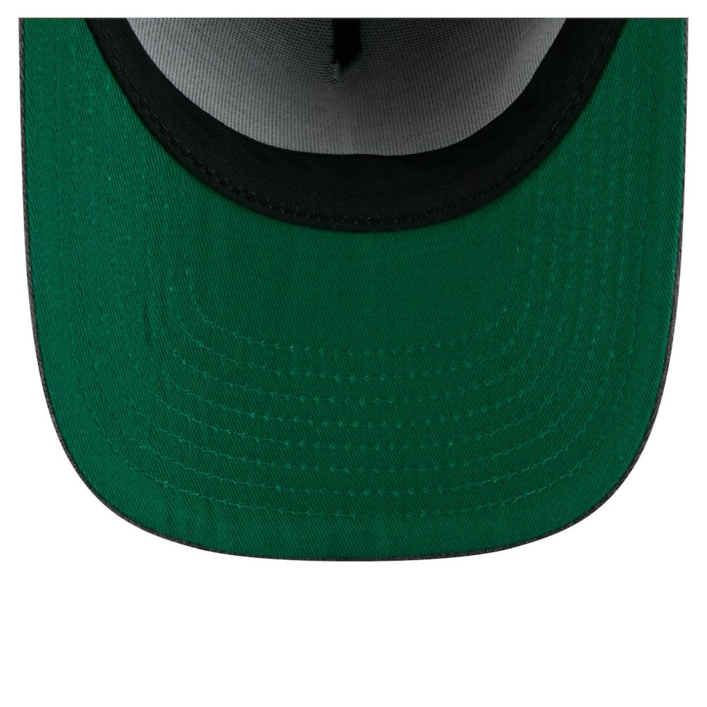 Chicago Blackhawks New Era Throwback Washed A-Frame Pre-Curved 9FIFTY Snapback Hat - Charcoal | New Era Lifestyle