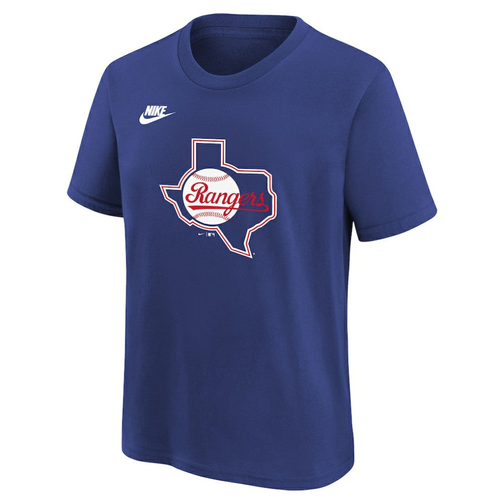 Texas Rangers Nike Youth Cooperstown Collection Team Logo T-Shirt Outlet