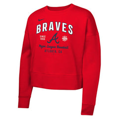 Atlanta Braves Nike Girls Youth Fleece Sweatshirt Outlet