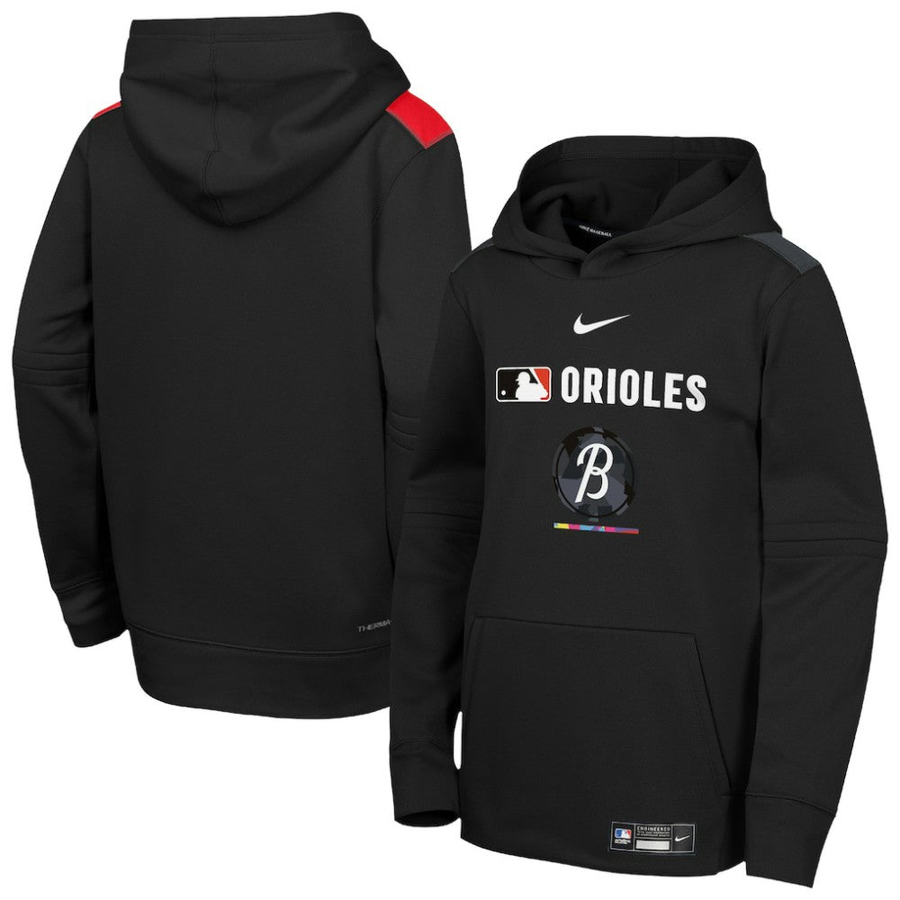Baltimore Orioles Nike Youth City Connect Authentic Collection Performance Pullover Hoodie for sale