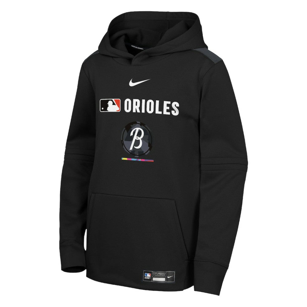 Baltimore Orioles Nike Youth City Connect Authentic Collection Performance Pullover Hoodie for sale