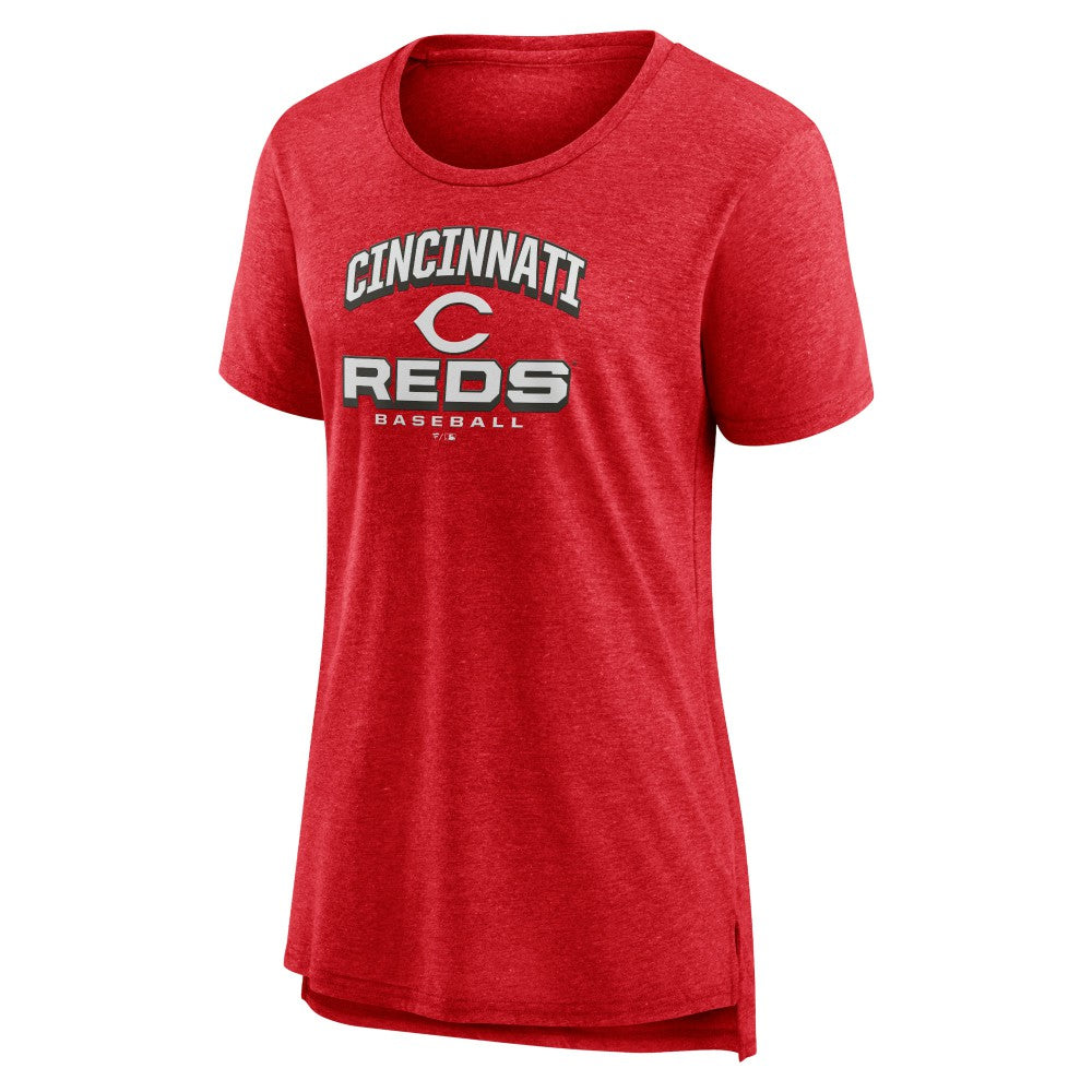 Cincinnati Reds Women's Arch Tri-Blend T-Shirt Sale