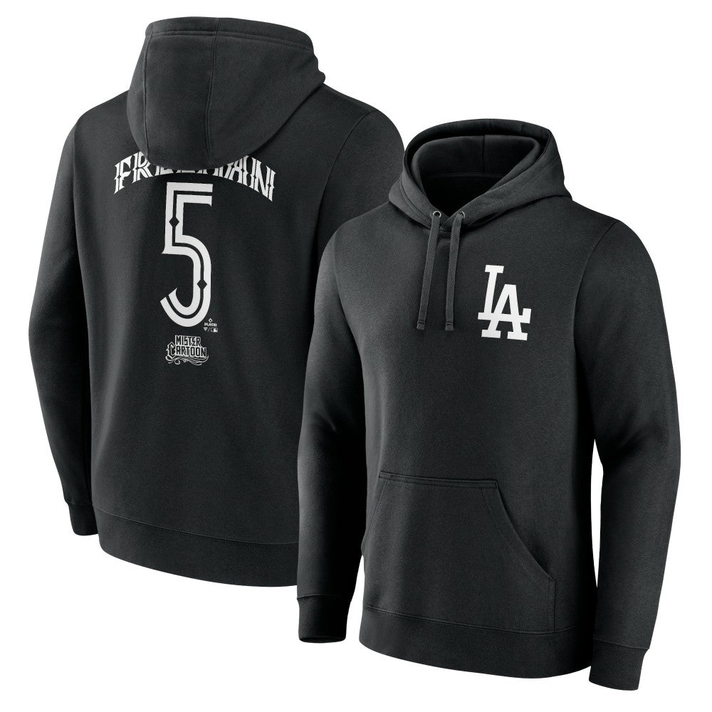 Freddie Freeman Los Angeles Dodgers Mister Cartoon Name & Number Pullover Hoodie for sale