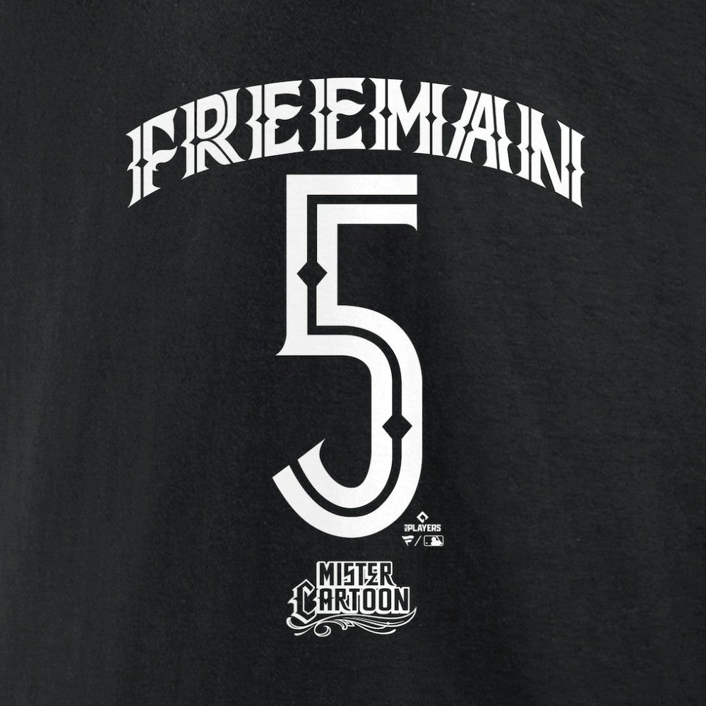 Freddie Freeman Los Angeles Dodgers Mister Cartoon Name & Number T-Shirt Outlet