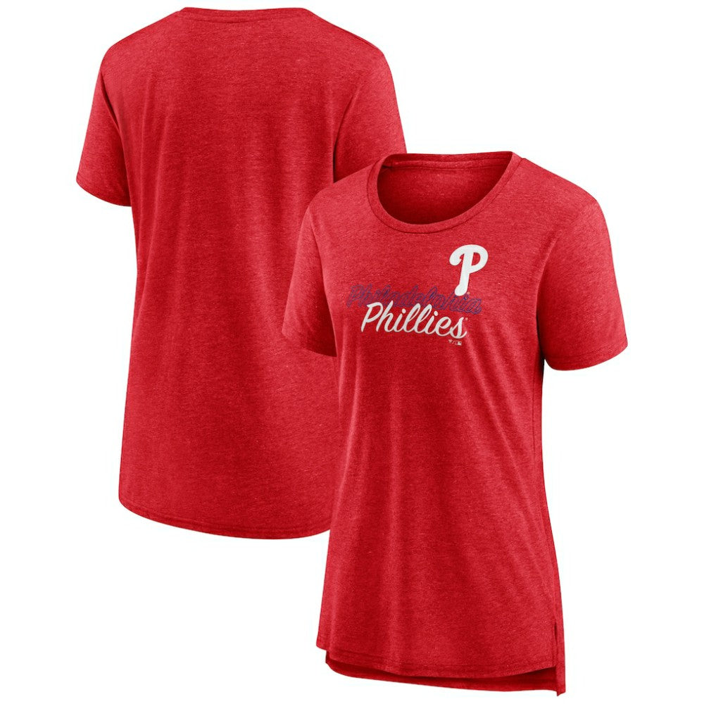 Philadelphia Phillies Women's Practice Time Tri-Blend T-Shirt Discount