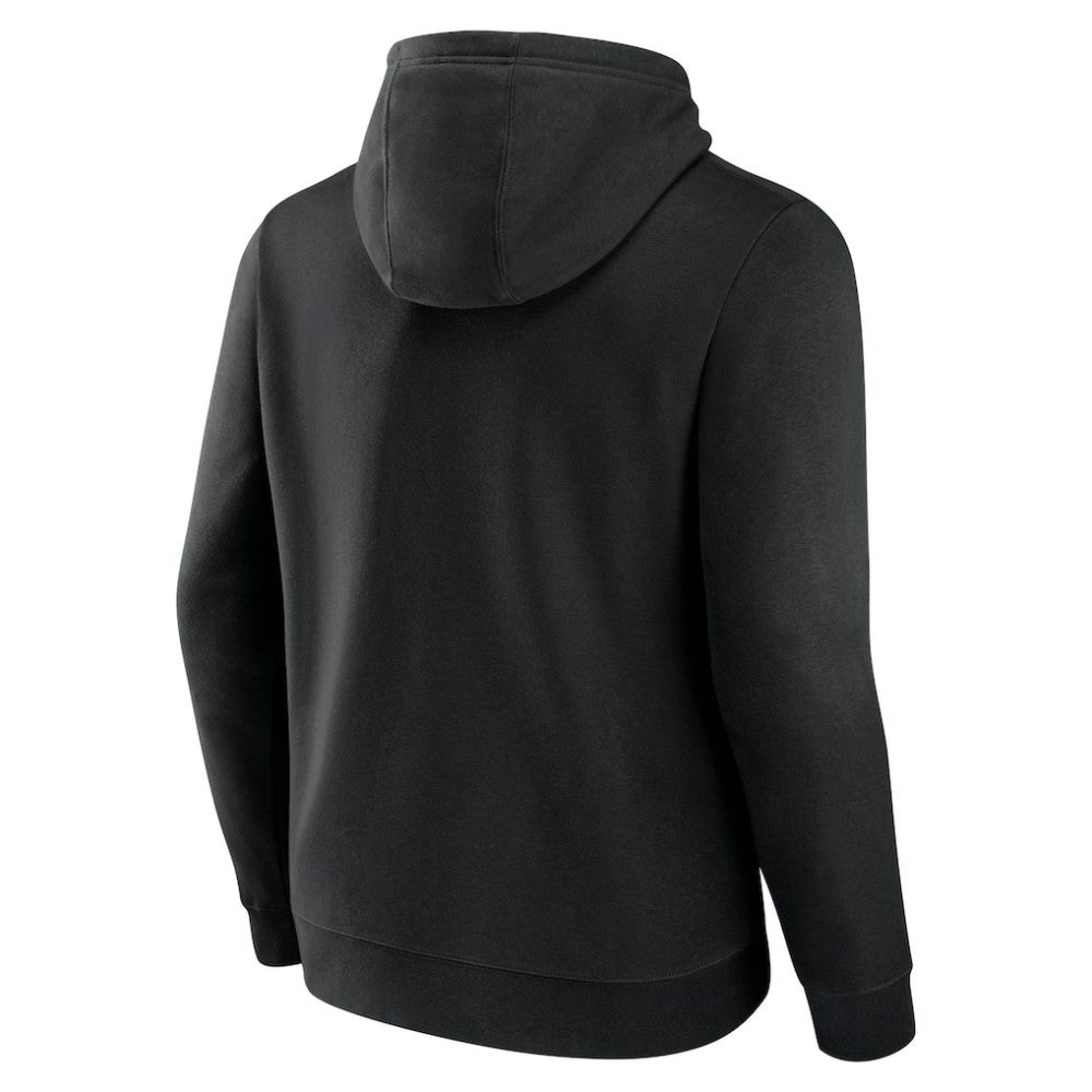 Anaheim Ducks Fanatics Wordmark Logo Fleece Pullover Hoodie - Black | Fanatics Lifestyle