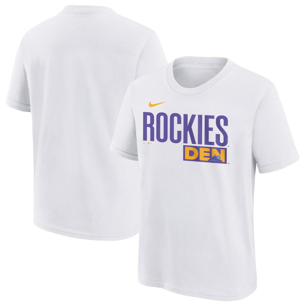 Colorado Rockies Nike Youth 2025 City Connect Wordmark T-Shirt Sale